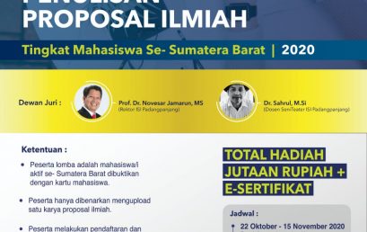 LOMBA PENULISAN PROPOSAL ILMIAH 2020