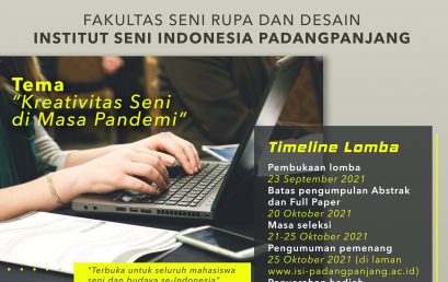 LOMBA KARYA TULIS ILMIAH (LKTI) TINGKAT NASIONAL “KREATIVITAS SENI DI MASA PANDEMI”