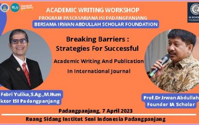 MENULIS DI JURNAL BEREPUTASI DAN SCOPUS TIDAKLAH SULIT.