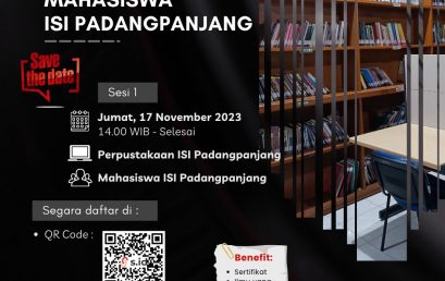 LIBRARY USER EDUCATION MAHASISWA ISI PADANGPANJANG