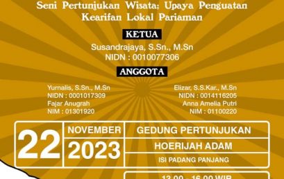 REDE KATUMBAK – Inovasi Musik Tradisional Dalam Kemasan Seni Pertunjukan Wisata