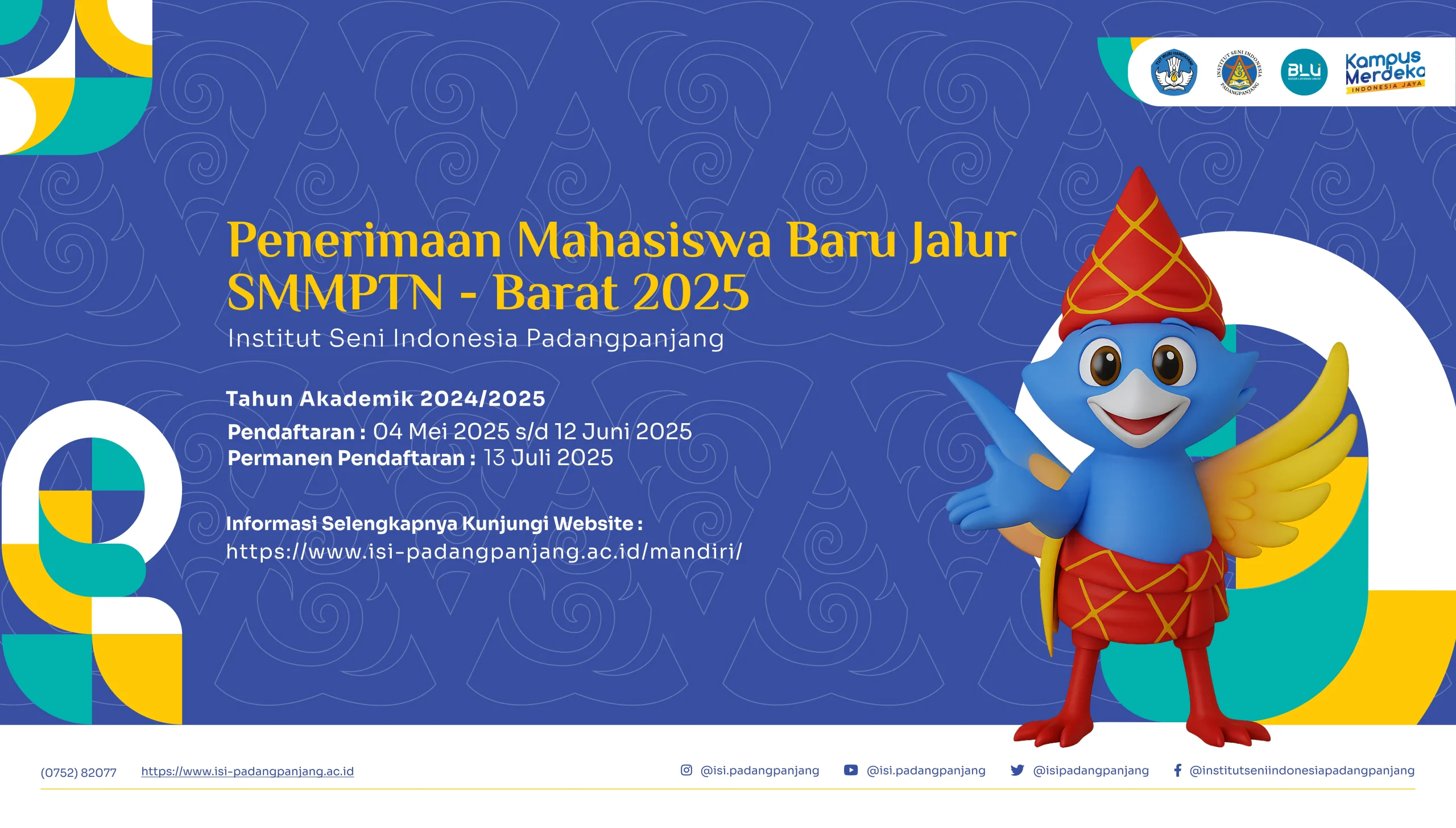 Seleksi Mandiri Masuk PTN-Barat (SMM PTN-Barat) 2025